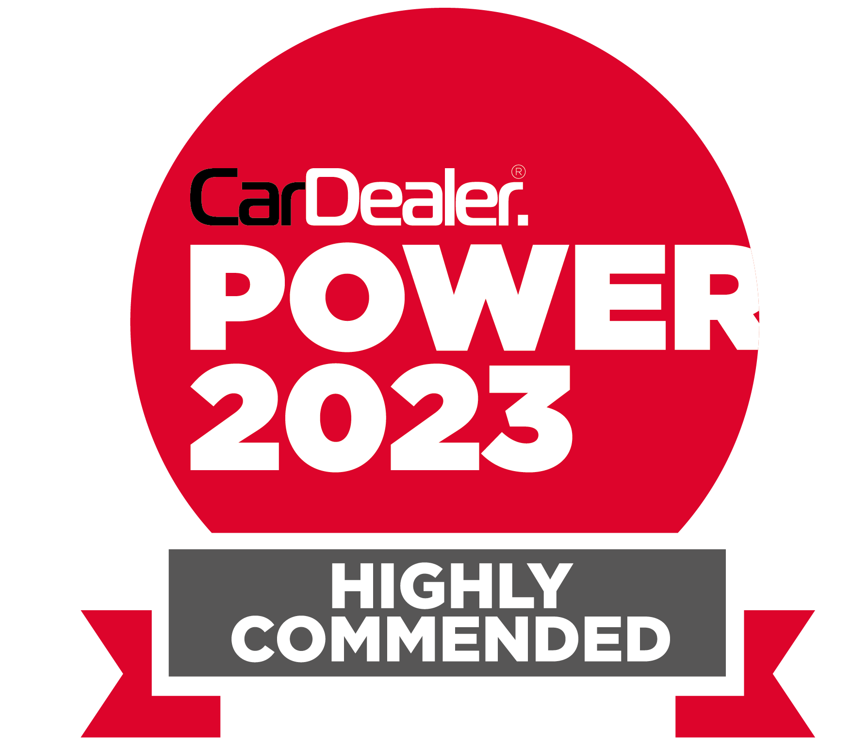 Car Dealer Power 2023 Highly Commended Logo