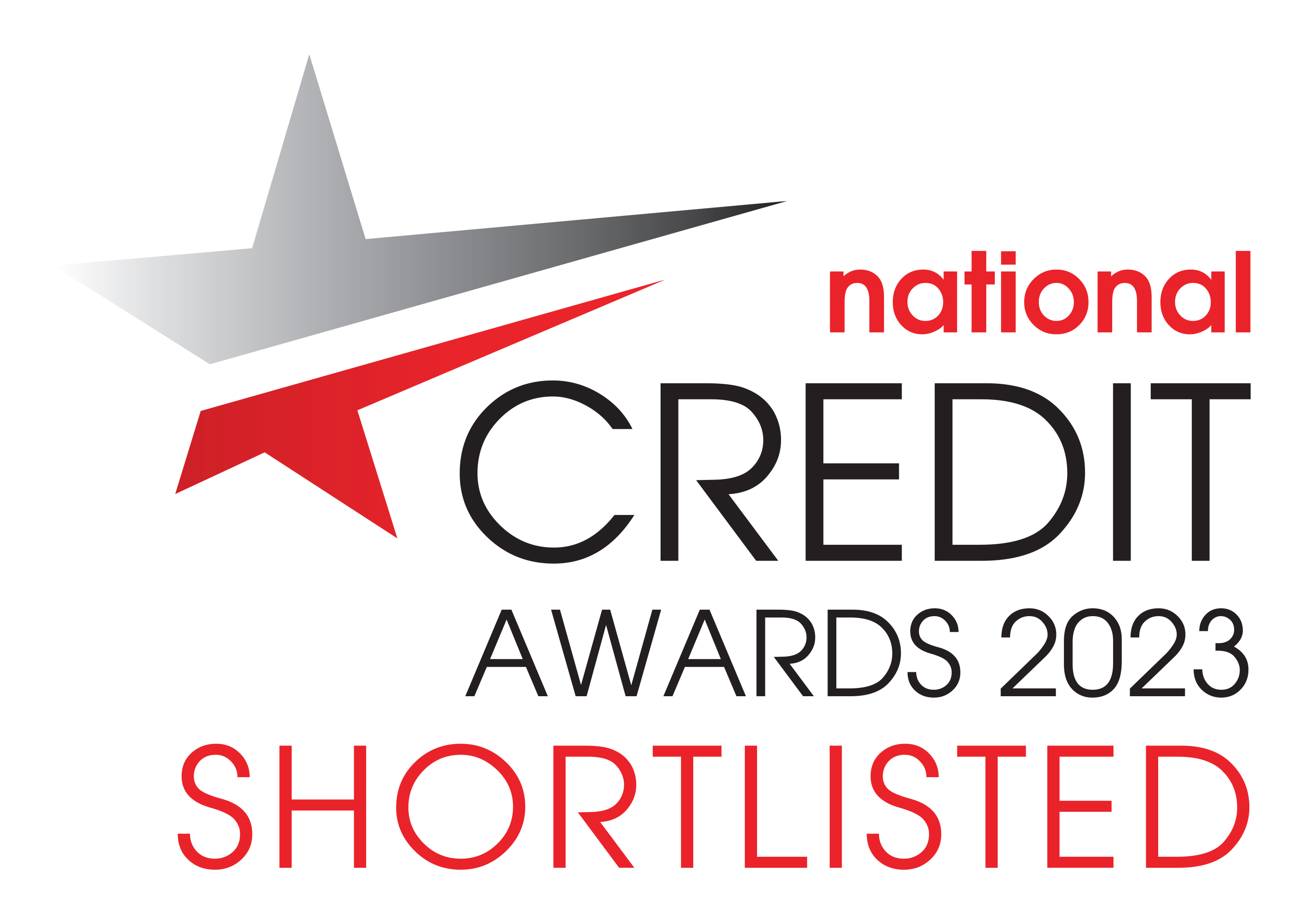 National Credit Awards2023 Shortlisted Outlined